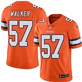 Nike Men & Women & Youth Broncos 57 Demarcus Walker Orange Color Rush Limited Jersey,baseball caps,new era cap wholesale,wholesale hats